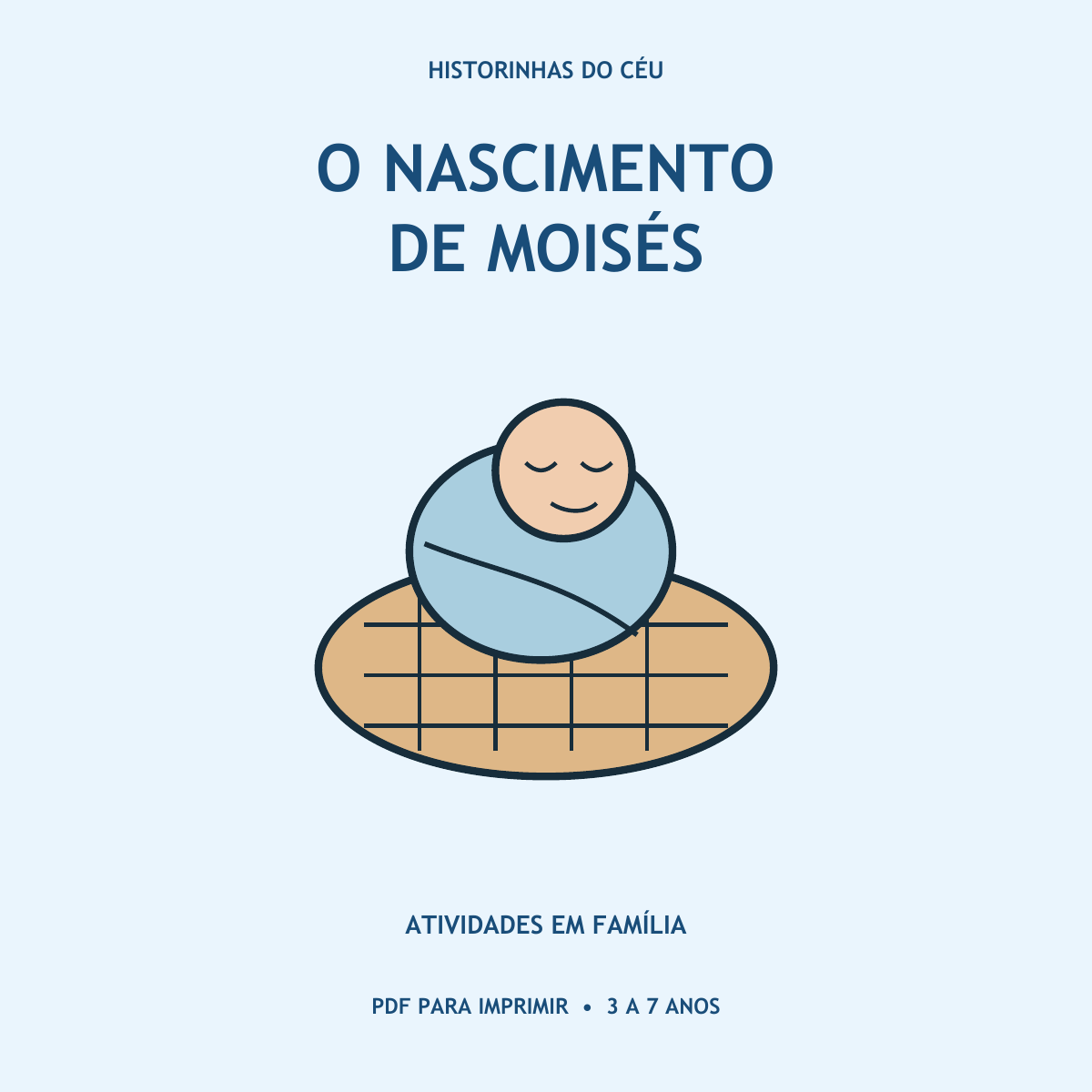 Capa: O nascimento de Moisés.